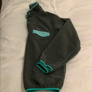 Patagonia Synchilla Womens grey & teal